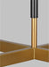 Generation Lighting Franklin Floor Lamp Burnished Brass and Deep Bronze Finish With White Linen Fabric Shade (KT1291BBSBNZ1)