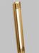 Generation Lighting Carson Large Vanity Burnished Brass Finish With White Acrylic Diffuser (KWL1101BBS)
