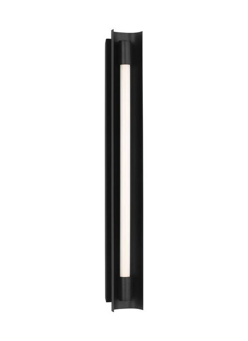Generation Lighting Carson Large Vanity Midnight Black Finish With White Acrylic Diffuser (KWL1101MBK)