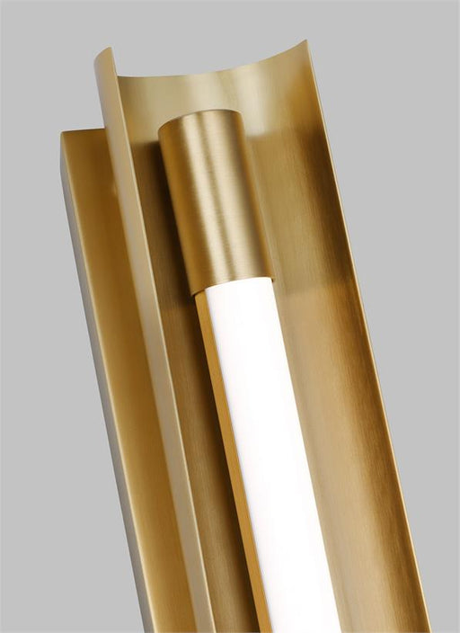 Generation Lighting Carson Grande Vanity Burnished Brass Finish With White Acrylic Diffuser (KWL1111BBS)