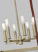 Generation Lighting Hadley Large Lantern Time Worn Brass Finish (LC1156TWB)