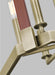 Generation Lighting Hadley Large Lantern Time Worn Brass Finish (LC1156TWB)