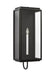Generation Lighting Edgar Traditional Outdoor Extra Large 1-Light Wall Lantern In A Textured Black Finish With Clear Glass Panel (LO1021TXB)