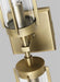 Generation Lighting Flynn Linear Sconce Time Worn Brass Finish With Clear Glass Shades (LV1002TWB)