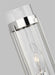 Generation Lighting Flynn Sconce Polished Nickel Finish With Clear Glass Shade (LW1031PN)