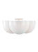 Generation Lighting Christiane Lemieux Cheverny 4-Light Large Semi-Flush Mount In Matte White Finish With Milk Glass Shades (LXF1004MWT)