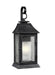 Generation Lighting Shepherd Medium Lantern Dark Weathered Zinc Finish With Opal Etched Glass And Clear Seeded Glass (OL10601DWZ)