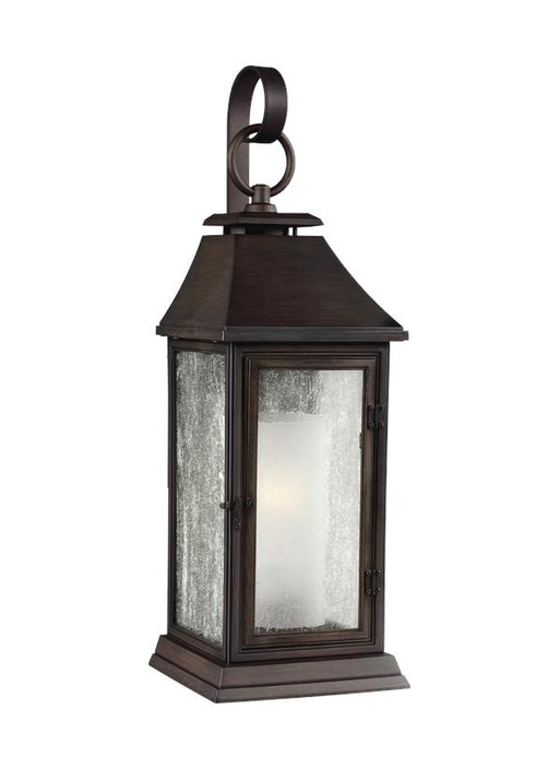 Generation Lighting Shepherd Large Lantern Heritage Copper Finish With Opal Etched Glass And Clear Seeded Glass (OL10602HTCP)