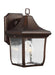 Generation Lighting Oakmont Small Lantern Patina Bronze Finish With Clear Seeded Glass (OL13100PTBZ)