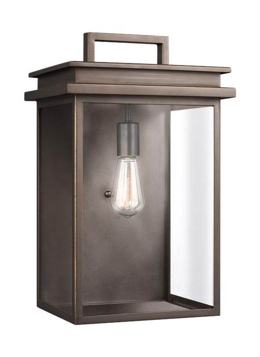 Generation Lighting Glenview Large Lantern Antique Bronze Finish With Clear Glass (OL13603ANBZ)