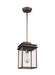Generation Lighting Glenview Pendant Antique Bronze Finish With Clear Glass (OL13609ANBZ)