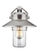 Generation Lighting Boynton Small Lantern Painted Brushed Steel Finish With Clear Seeded Glass Shade (OL13900PBS)