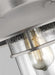 Generation Lighting Boynton Medium Lantern Painted Brushed Steel Finish With Clear Seeded Glass Shade (OL13901PBS)