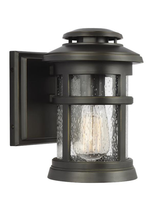 Generation Lighting Newport Extra Small Lantern Antique Bronze Finish With Clear Seeded Glass Shade (OL14300ANBZ)