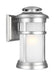 Generation Lighting Newport Small Lantern Painted Brushed Steel Finish With Etched Glass Shade (OL14301PBS)