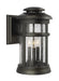 Generation Lighting Newport Medium Lantern Antique Bronze Finish With Clear Seeded Glass Shade (OL14302ANBZ)