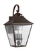 Generation Lighting Galena Large Lantern Sable Finish With Clear Seeded Glass Plates (OL14404SBL)
