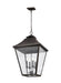 Generation Lighting Galena Large Pendant Sable Finish With Clear Seeded Glass Plates (OL14409SBL)