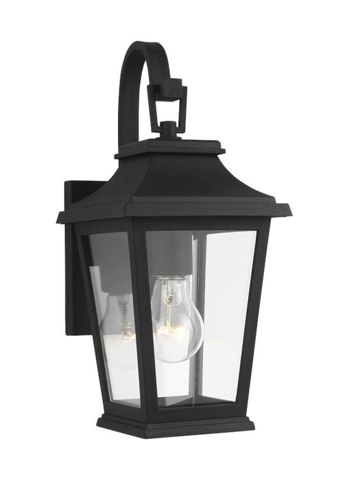 Generation Lighting Warren Mini Lantern Textured Black Finish With Clear Glass Panels (OL15400TXB)