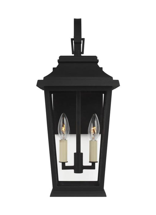 Generation Lighting Warren Small Lantern Textured Black Finish With White Aluminum Panels (OL15401TXB-D)
