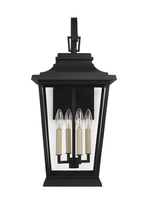 Generation Lighting Warren Large Lantern Textured Black Finish With Clear Glass Panels (OL15403TXB)