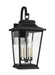Generation Lighting Warren Large Lantern Textured Black Finish With Clear Glass Panels (OL15403TXB)