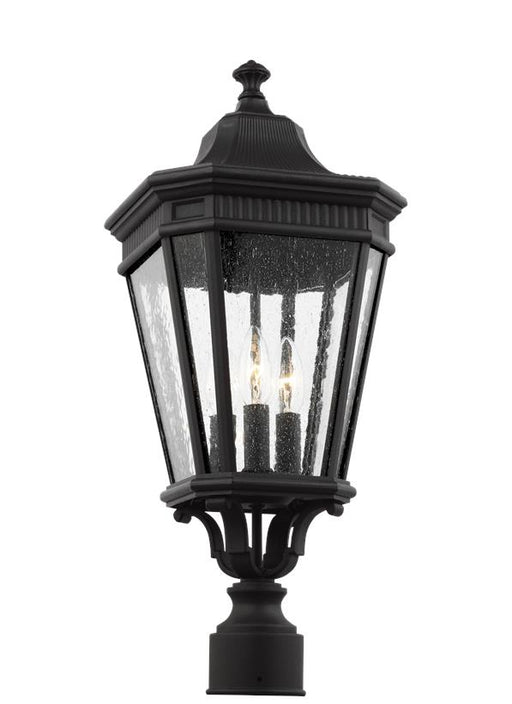 Generation Lighting Cotswold Lane Small Post Lantern 120V Black (OL5427BK)