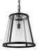 Generation Lighting Harrow Medium Pendant Oil Rubbed Bronze Finish With Clear Seeded Glass Panels (P1289ORB)