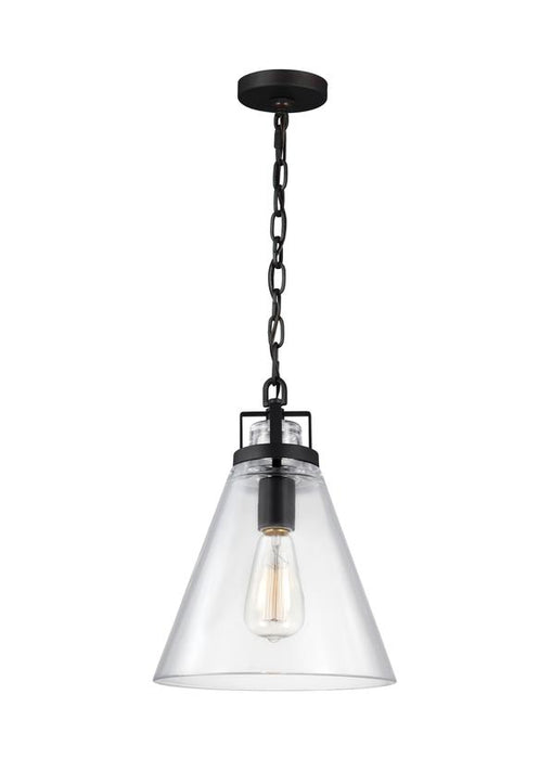 Generation Lighting Frontage Pendant Oil Rubbed Bronze Finish With Clear Glass (P1370ORB)