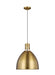 Generation Lighting Brynne Medium LED Pendant Burnished Brass Finish (P1443BBS-L1)