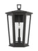 Generation Lighting Sean Lavin Witley 4-Light Extra Large Outdoor Wall Lantern In Textured Black Finish With Clear Beveled Glass Panels (SLO1074TXB)