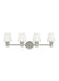 Generation Lighting Xavierre 4-Light Vanity Satin Nickel Finish With Opal Etched Cased Glass Shades (VS22104SN)