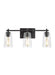 Generation Lighting Mercer 3-Light Vanity Oil Rubbed Bronze Finish With Clear Seeded Glass (VS24303ORB)