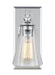 Generation Lighting Monterro 1-Light Sconce Chrome Finish With Clear Seeded Glass (VS24701CH)