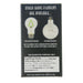 TCP A19 Shaped Filament Bulb - 0.3W 80 CRI 120V Dimmable E26 Base - Xmas Tree Red Base Down (FSA19XMTREERBD)