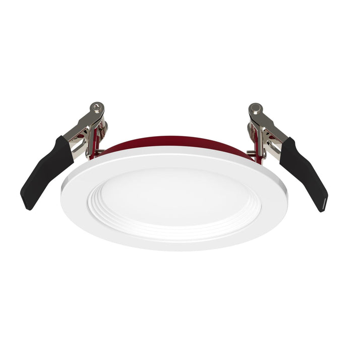 Maxlite 112003 Fire Rated Slim Downlight Baffle Trim Round 4 Inch 120-277V 0-10V Dimming 11W CCT Selectable 2700K/3000K/3500K/4000K/5000K White TAA (FSDL4V11CSWTA)