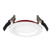 Maxlite 112001 Fire Rated Slim Downlight Baffle Trim Round 4 Inch 120-277V 0-10V Dimming 11W CCT Selectable 2700K/3000K/3500K/4000K/5000K White (FSDL4V11CSW)