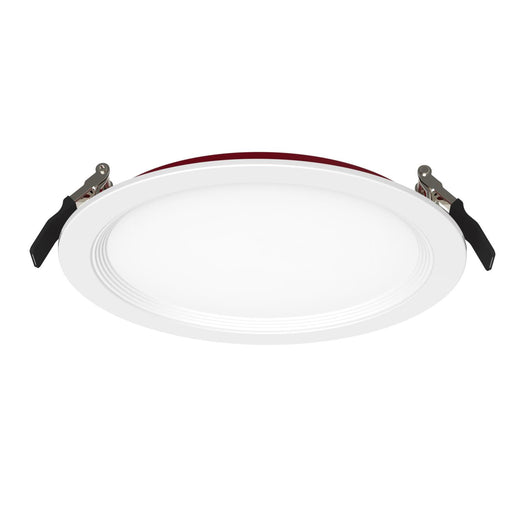 Maxlite 112007 Fire Rated Slim Downlight Baffle Trim Round 8 Inch 120-277V 0-10V Dimming 18W CCT Selectable 2700K/3000K/3500K/4000K/5000K White TAA (FSDL8V18CSWTA)