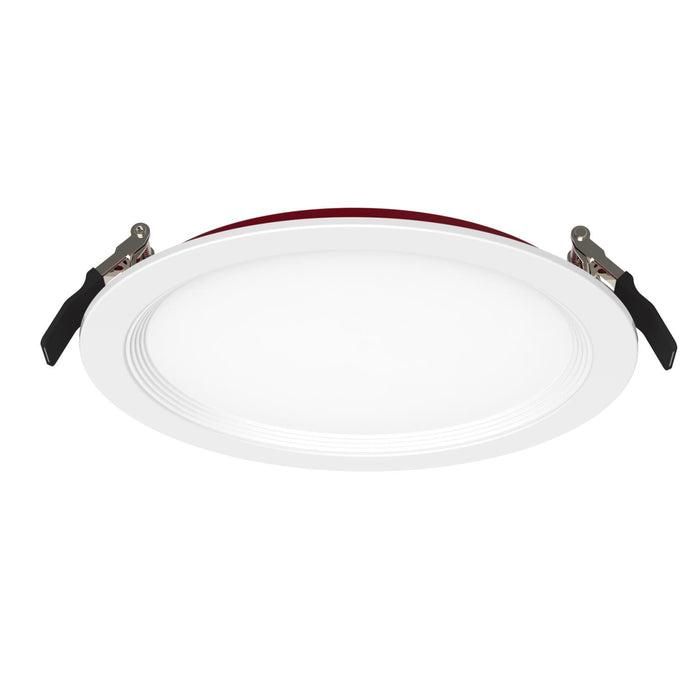 Maxlite 112007 Fire Rated Slim Downlight Baffle Trim Round 8 Inch 120-277V 0-10V Dimming 18W CCT Selectable 2700K/3000K/3500K/4000K/5000K White TAA (FSDL8V18CSWTA)