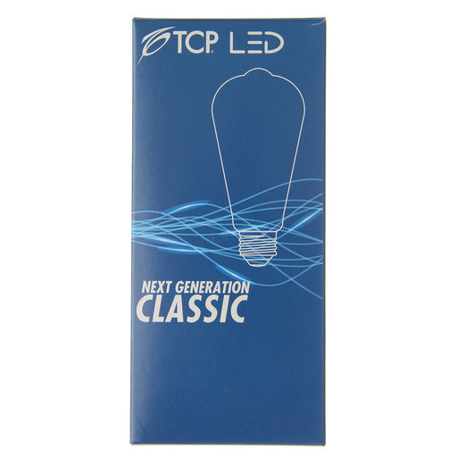 TCP LED Filaments High CRI Decorator Lamp ST19 5W 450Lm 3000K E26 Base Dimmable Frost 95 CRI (FST19D4030E26SFR95)