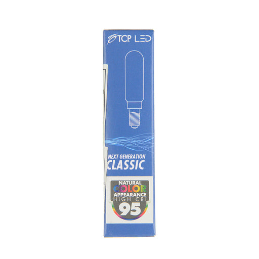 TCP LED Classic Filaments High CRI Decorator Lamp T6 3W 200Lm 2700K E12 Base Dimmable Frost 95 CRI (FT0603D2527EE12FR95)