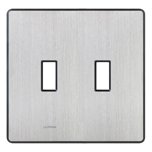 Lutron Fassada Wall Plate 2-Gang Stainless Steel (FW-2-SS)