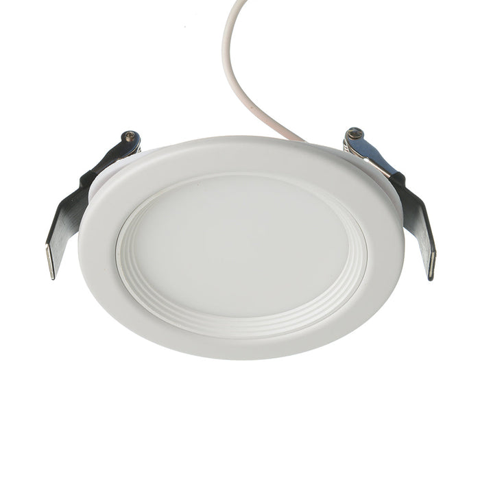 RAB 4 Inch Fire-Resistant Wafer Round 11W CCT Selectable 2700K/3000K/3500K/4000K/5000K 90 CRI Baffle (FWAFER4B)