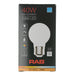 RAB Filament G16.5 3.8W 40W Equivalent 350Lm E26 90 CRI 2700K Dimmable Frosted (G16.5-3-E26-927-F-F)