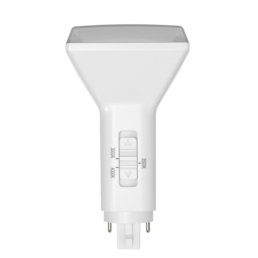 Maxlite 112218 9.5W 1100-1150Lm PL Double Type A Vertical Dimmable G24Q Base 4-Pin 80 CRI CCT Selectable 3000K/3500K/4000K (9.5PLDV/DFD/G24Q8CS)