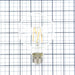 RAB Filament G25 3.8W 40W Equivalent 350Lm E26 Base 90 CRI 2200K-3000K Dimmable Clear (G25-3-E26-922/30-F-C-WGD)