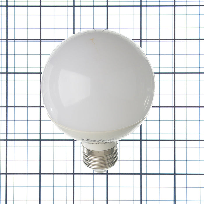 Halco G25FR6/830/LED 6W LED G25 3000K 120V 82 CRI Medium E26 Base Dimmable Bulb (80180)