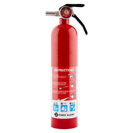 First Alert BRK Fire Extinguishers 10-B C Rechargeable Bracket-Coast Guard Approved Red (GARAGE10)