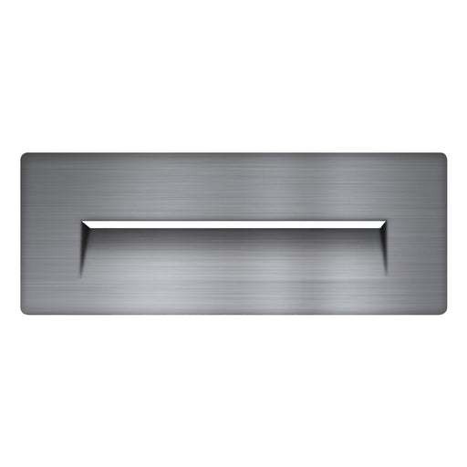 GM Lighting Brushed Nickel Faceplate Scoop For 120V LED Brick Light (GBL-FPH-BN)