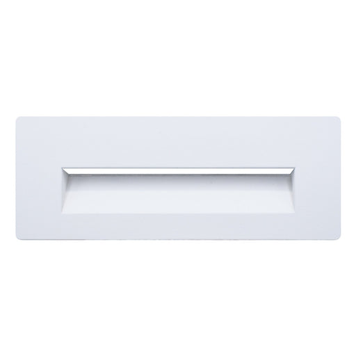 GM Lighting White Faceplate Scoop For 120V LED Brick Light (GBL-FPH-WH)